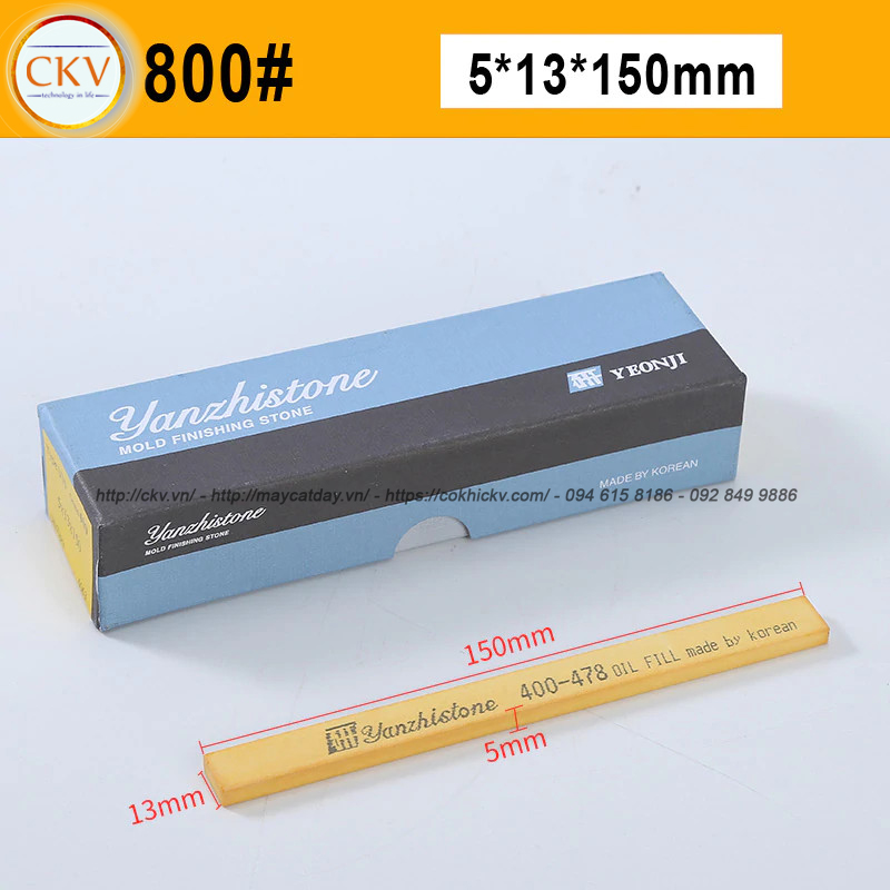 Đá mài dầu Yanzhi Stone 5x13x150 VH800 #800