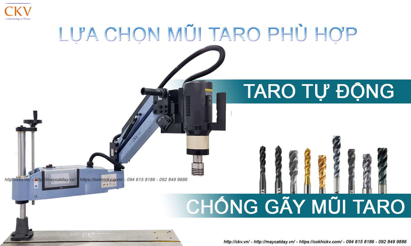 Máy taro điện đa năng chống gãy mũi taro hiện đại