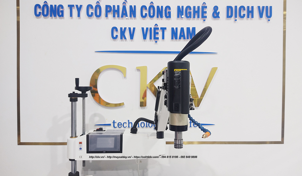 Máy taro tự động khai thác ren bằng điện nhập khẩu