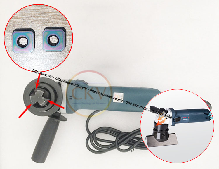 Đầu gắn chíp máy vát mép Bosch CKV-120