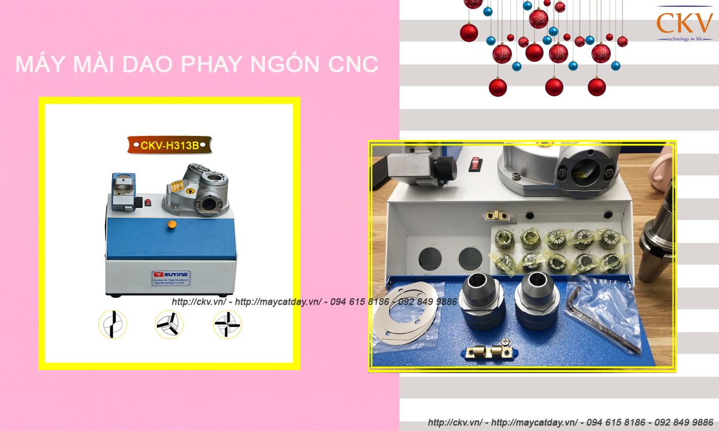 Máy mài dao phay ngón CNC - Bảng báo giá mới nhất