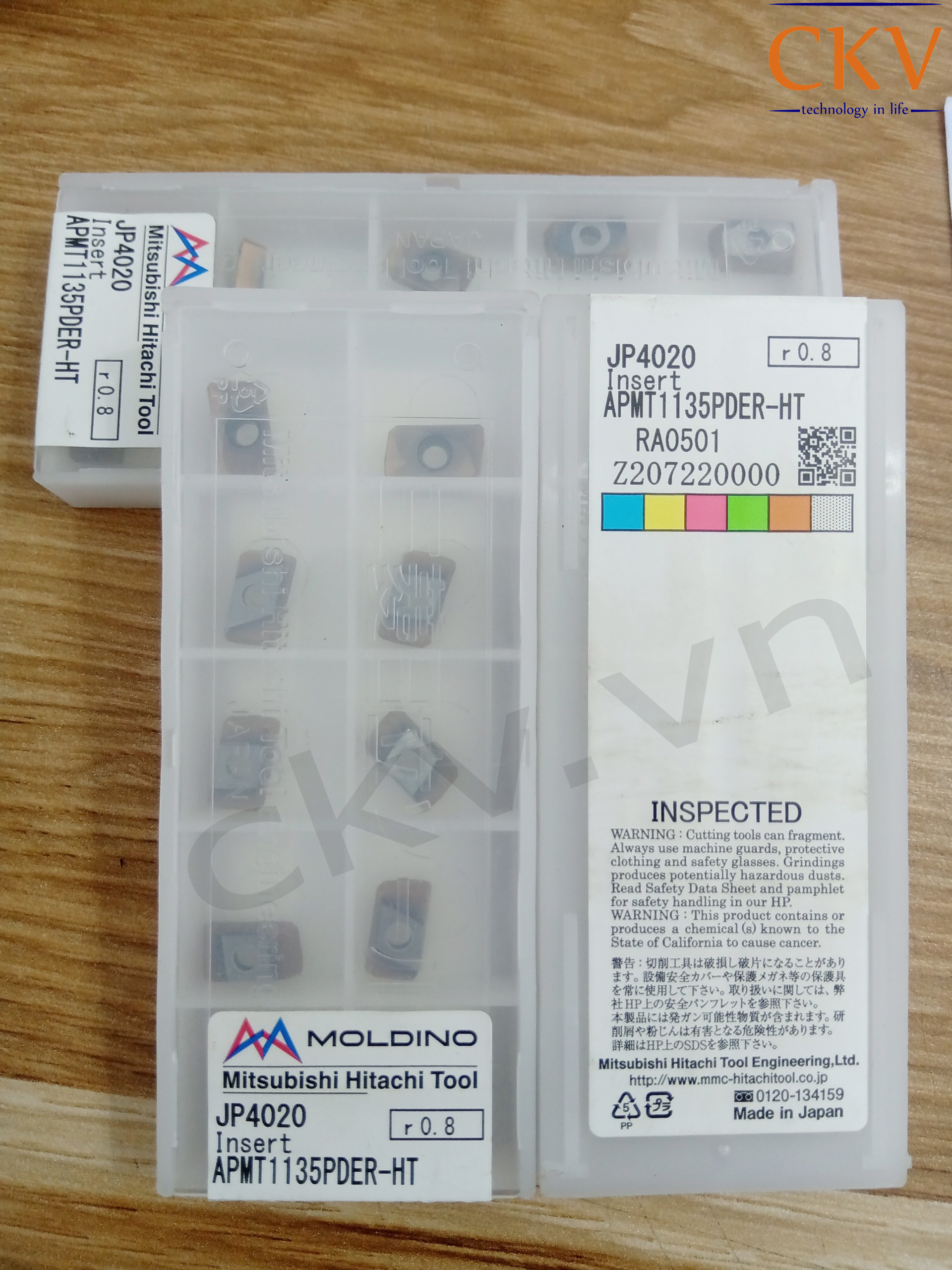 Chíp phay Hitachi APMT1135PDER-HT JP4020