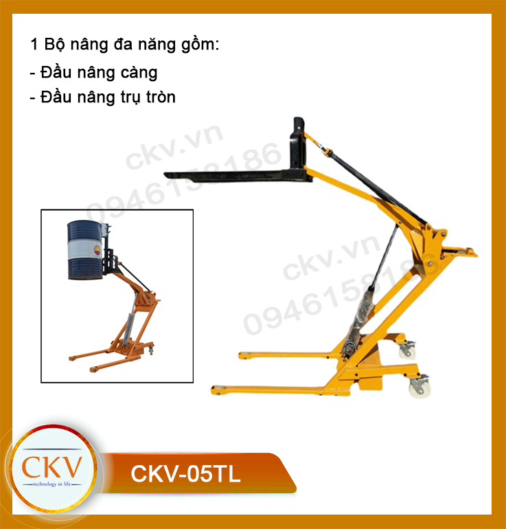 Xe nâng thủy lực ắc quy CKV-05TL