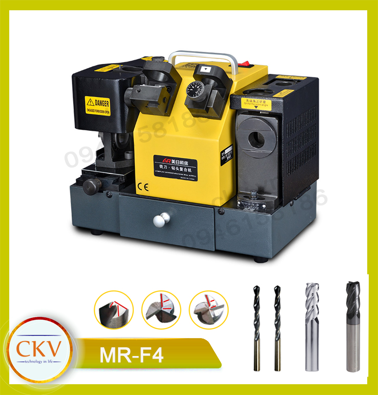 Máy mài dao phay ngón và mũi khoan MR-F4 (d4-d14)