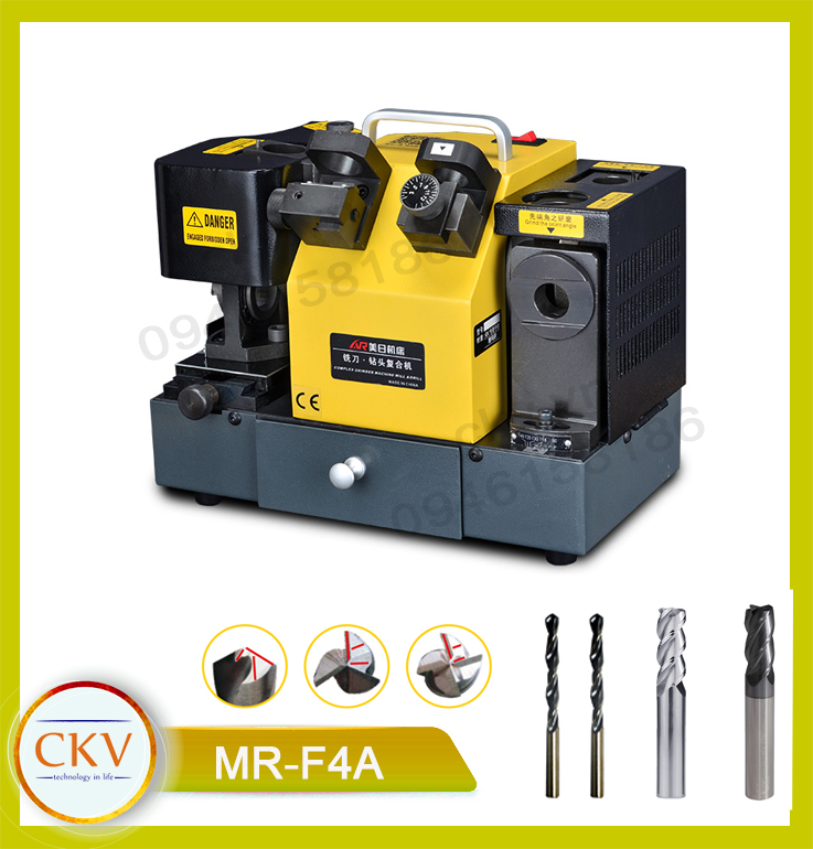 Máy mài dao phay ngón và mũi khoan MR-F4A (d4-d20)