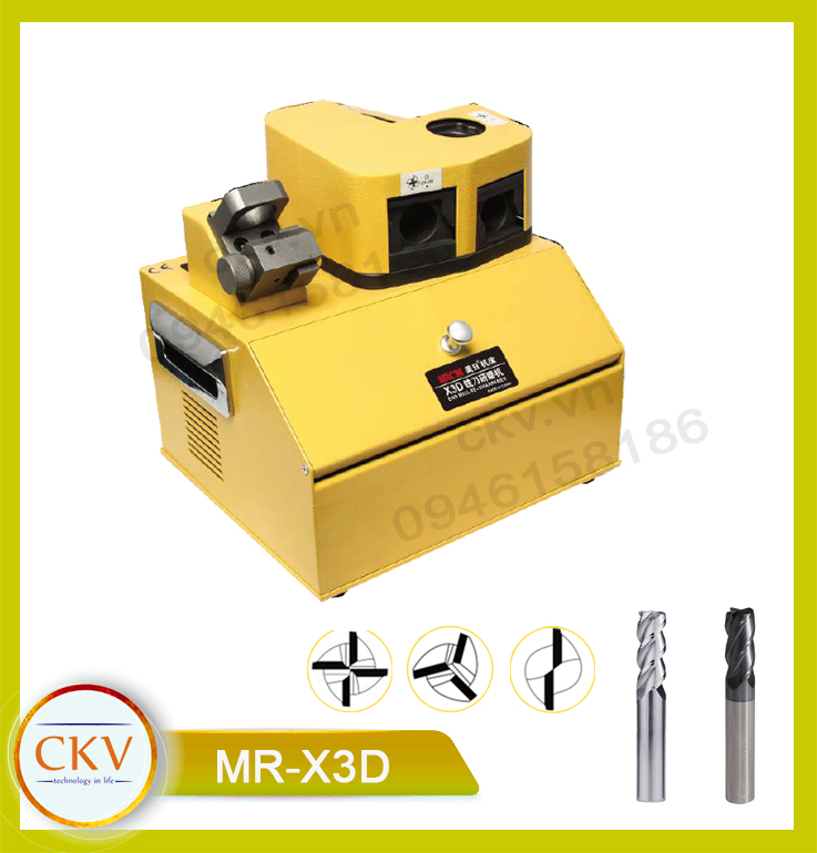 Máy mài dao phay ngón MR-X3D (d4-d12)