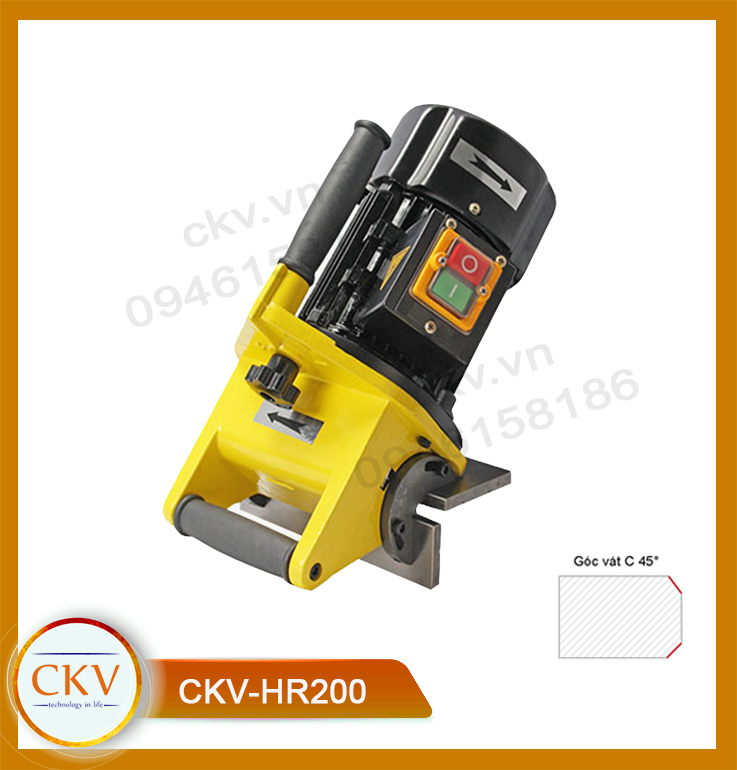Máy vát mép thép tấm CKV-HR200
