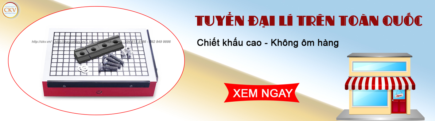 Tuyển đại lí bàn từ cơ máy phay CNC phân phối trên toàn quốc