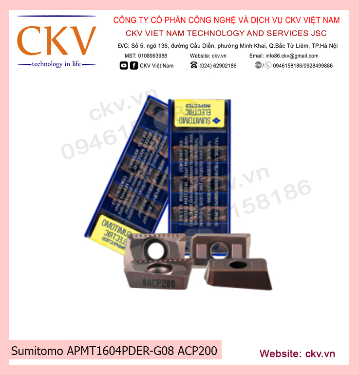 Sumitomo APMT1604PDER-G08 ACP200