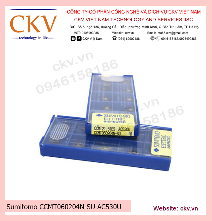 Sumitomo CCMT060204N-SU AC530U