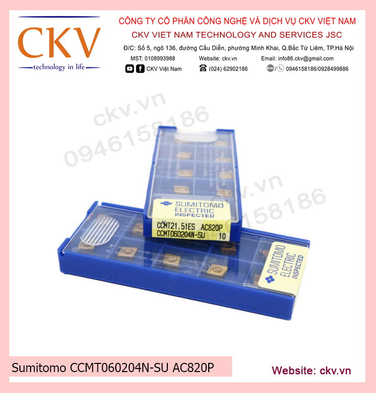 Sumitomo CCMT060204N-SU AC820P