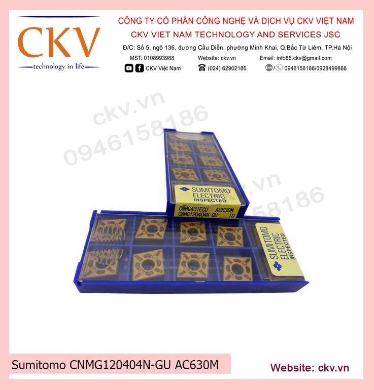 Sumitomo CNMG120404N-GU AC630M