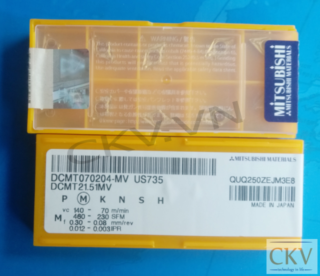 Chíp tiện Mitsu DCMT070204-MV US735