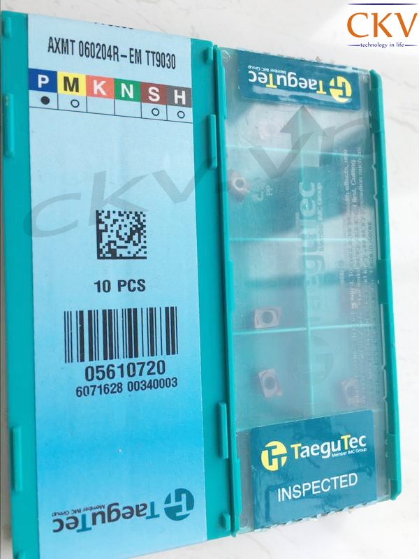 Chíp tiện Taegutec AXMT060204-EM TT9030
