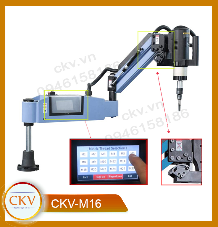 Máy taro điện Servo Đài Loan CKV-M16