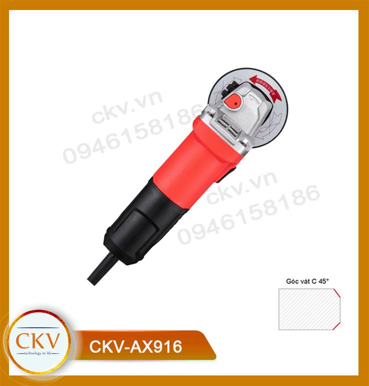 Máy vát mép tròn cầm tay CKV-AX916